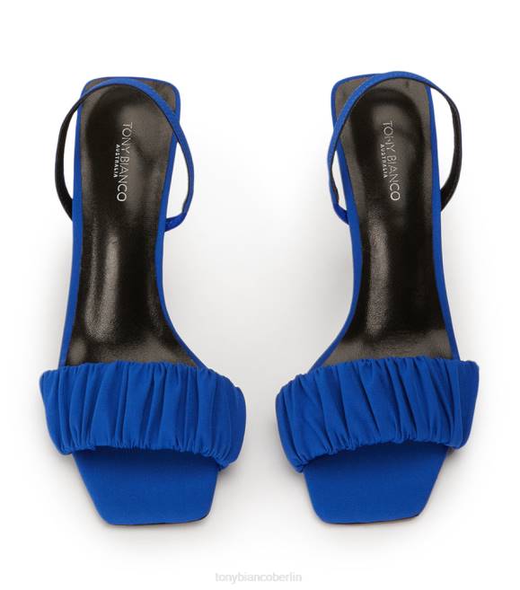 Stöckelschuhe| de Tony Bianco Frauen Nixon-Heels azurblauer Krepp 462475